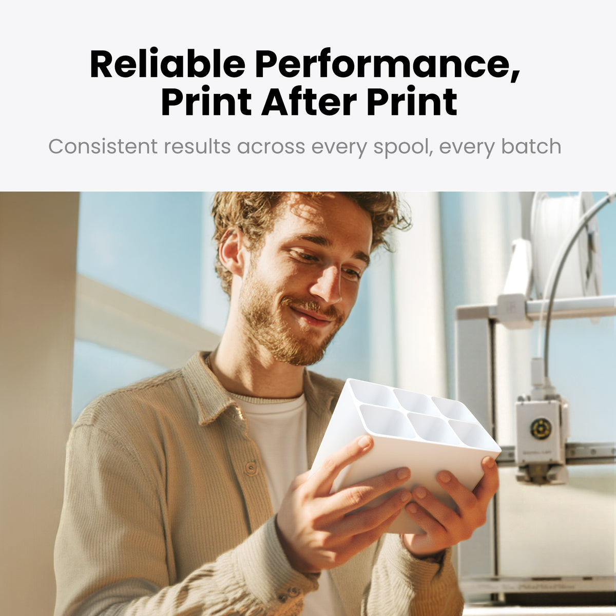 MarsWork PLA Basic delivers consistent results across every spool and every batch