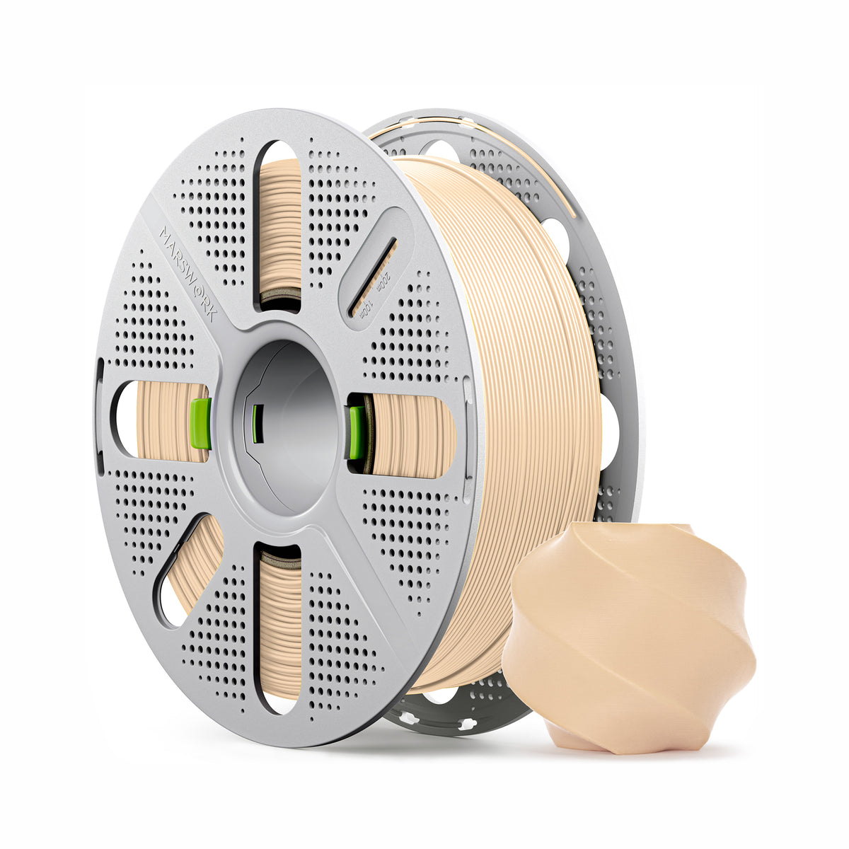 Marswork PLA Basic Filament Cream With Spool 1.75mm