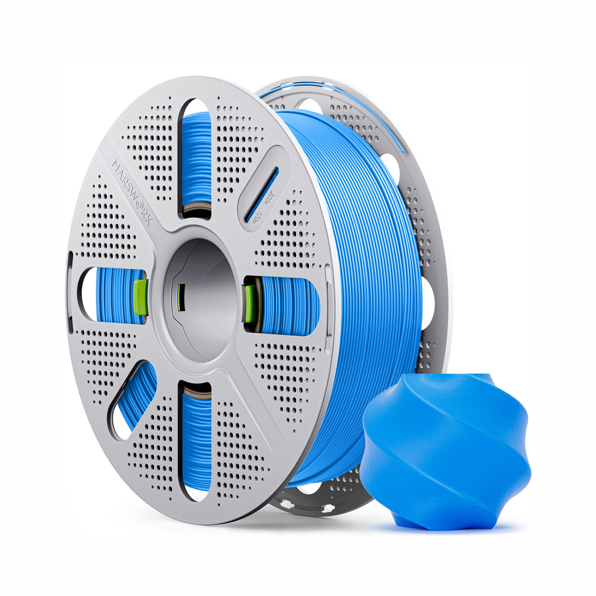 Marswork PLA Basic Filament Cyan With Spool 1.75mm