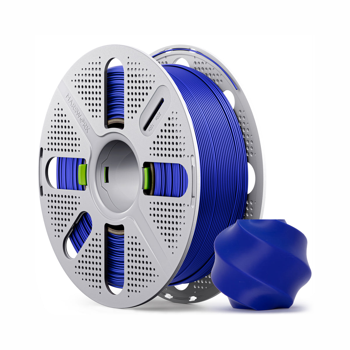 Marswork PLA Basic Filament Dark Blue With Spool 1.75mm