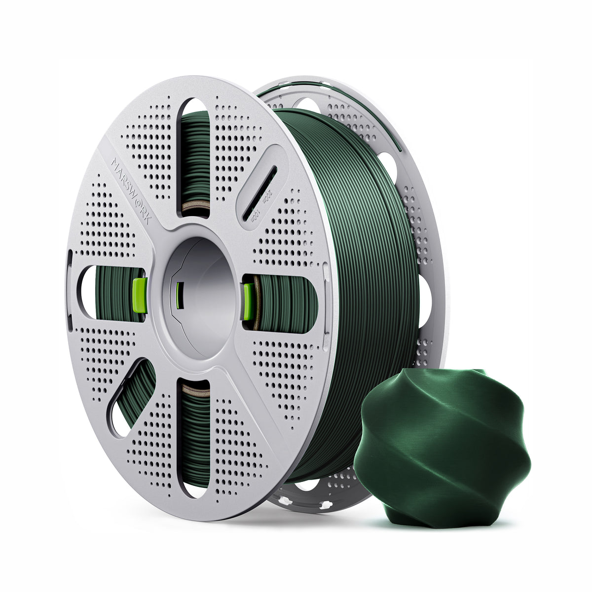 Marswork PLA Basic Filament Forest Green With Spool 1.75mm