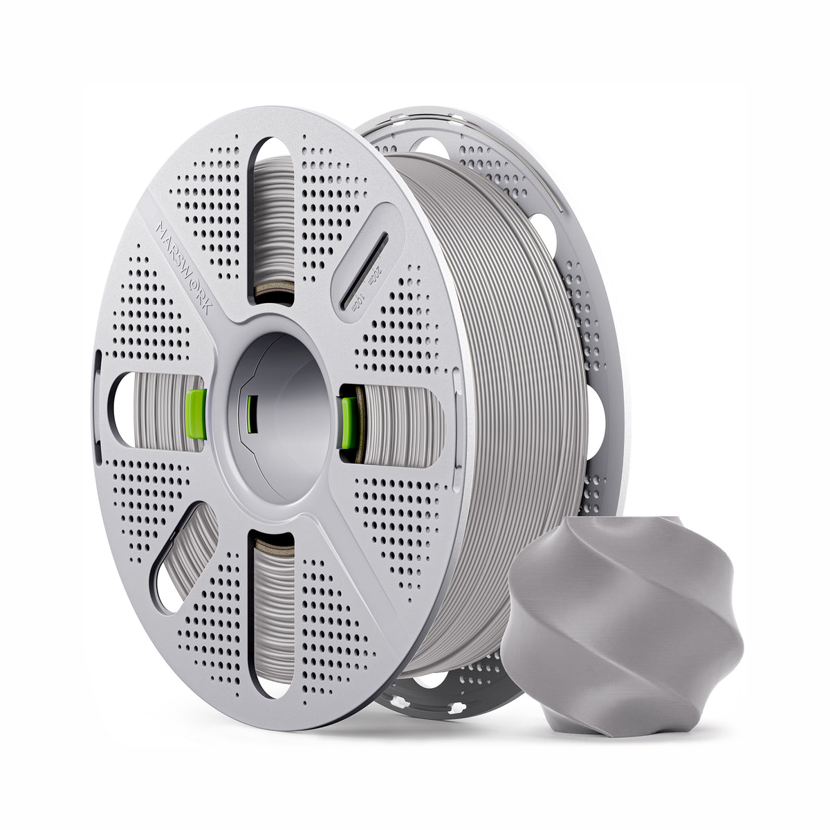 Marswork PLA Basic Filament Gray With Spool 1.75mm