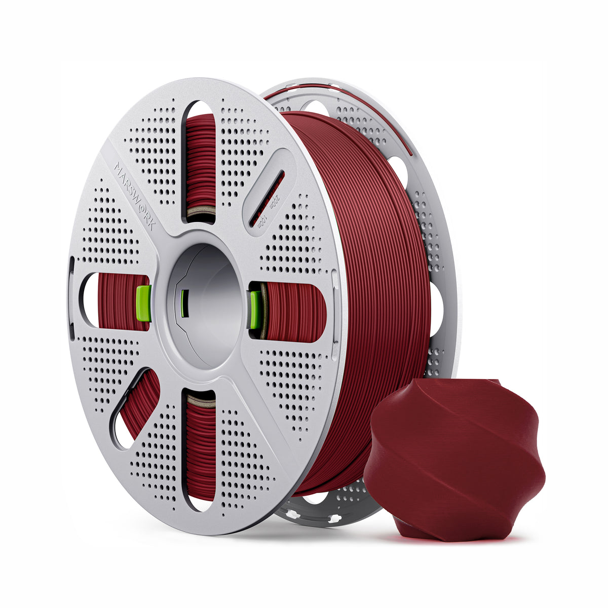 Marswork PLA Basic Filament 
Maroon Red With Spool 1.75mm