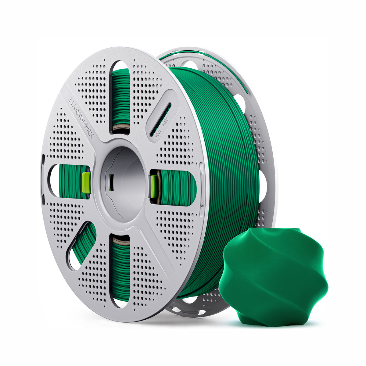 Marswork PLA Basic Filament 
Mistletoe Green With Spool 1.75mm