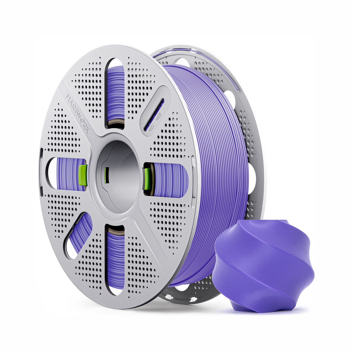 Marswork PLA Basic Filament Purple With Spool 1.75mm