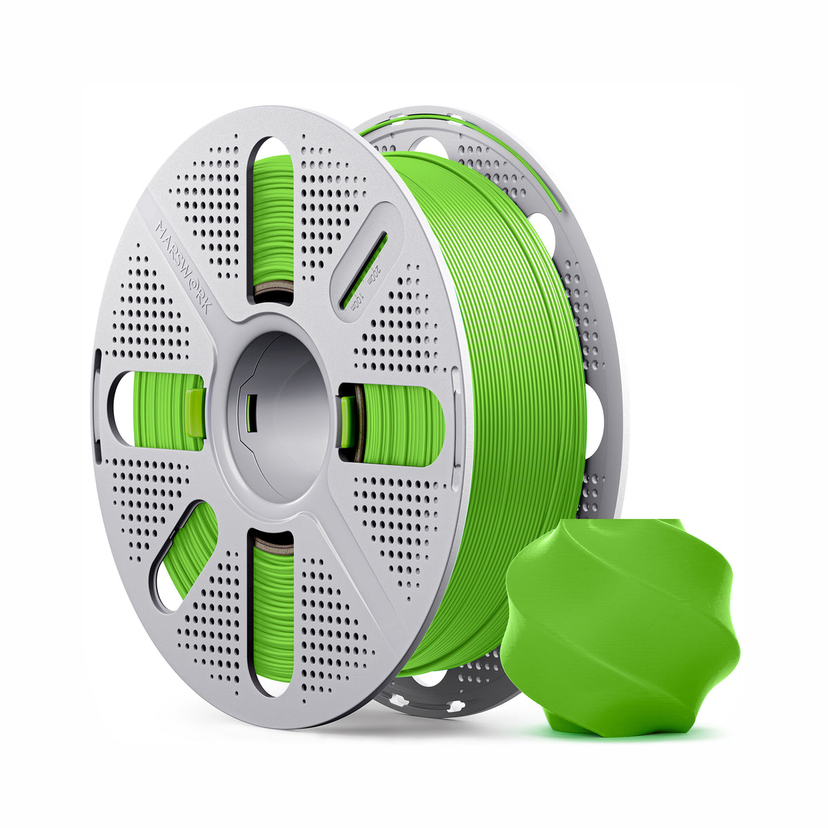 Marswork PLA Basic Filament Volt Green With Spool 1.75mm