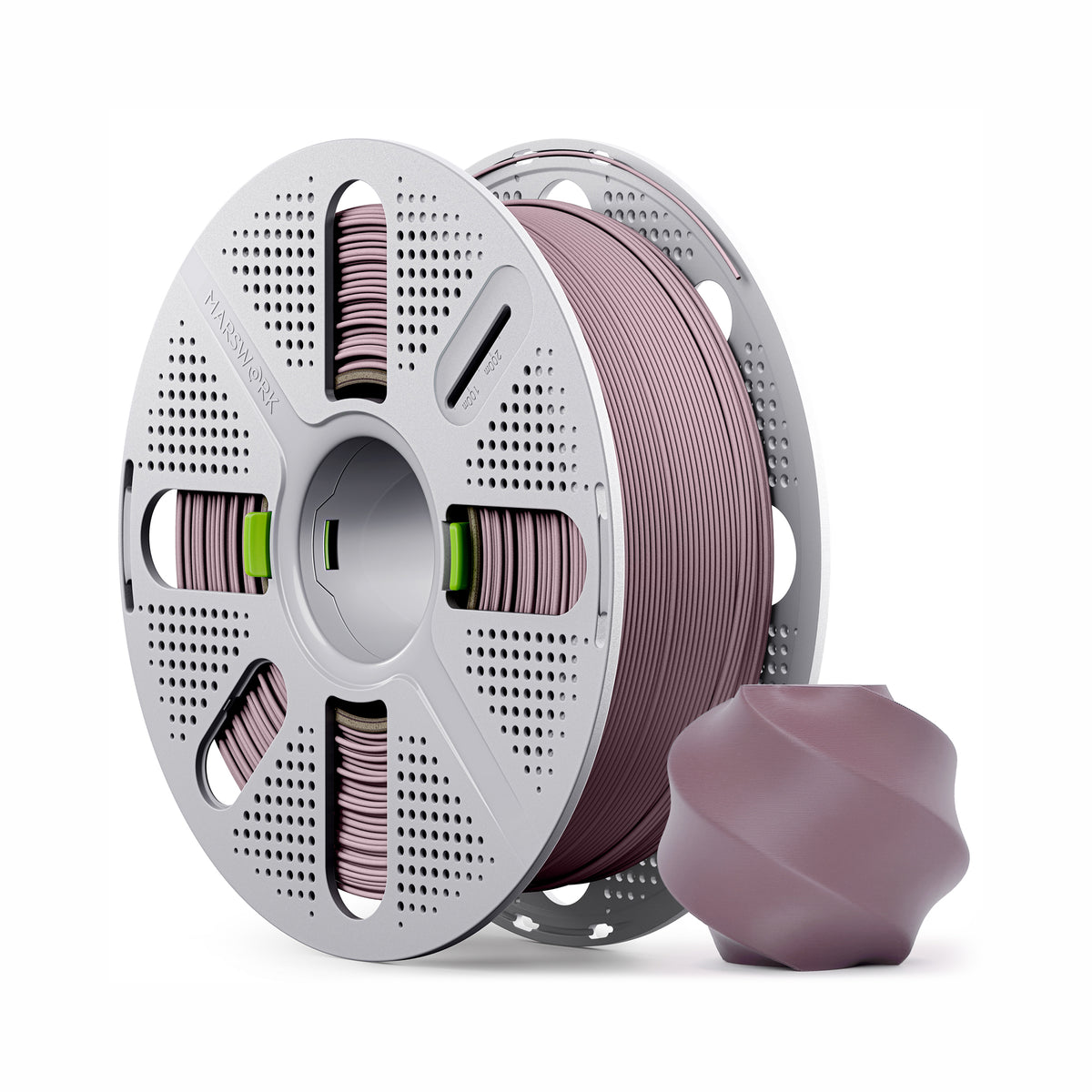 Marswork PLA Matte Filament Ash Purple with Spool 1.75mm