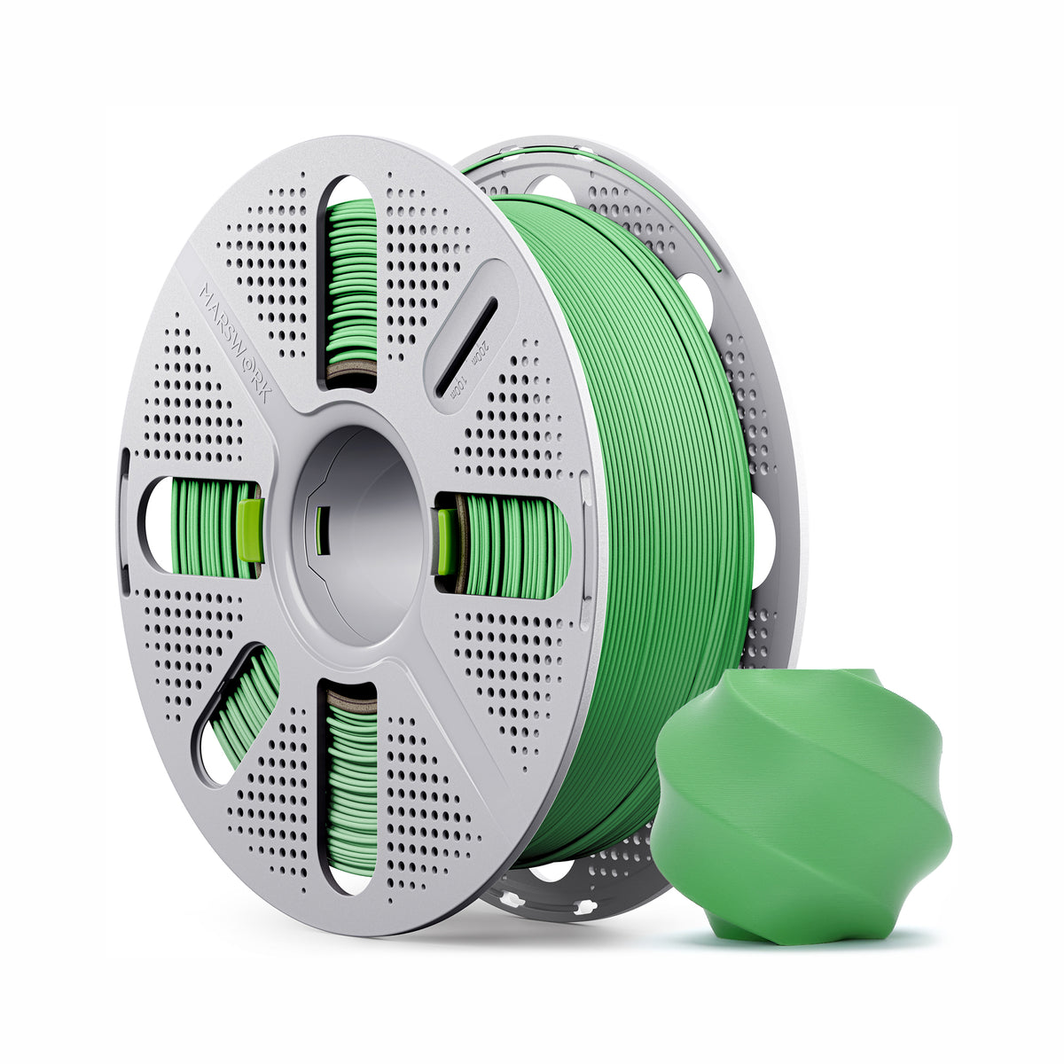 Marswork PLA Matte Filament Grass Green with Spool 1.75mm