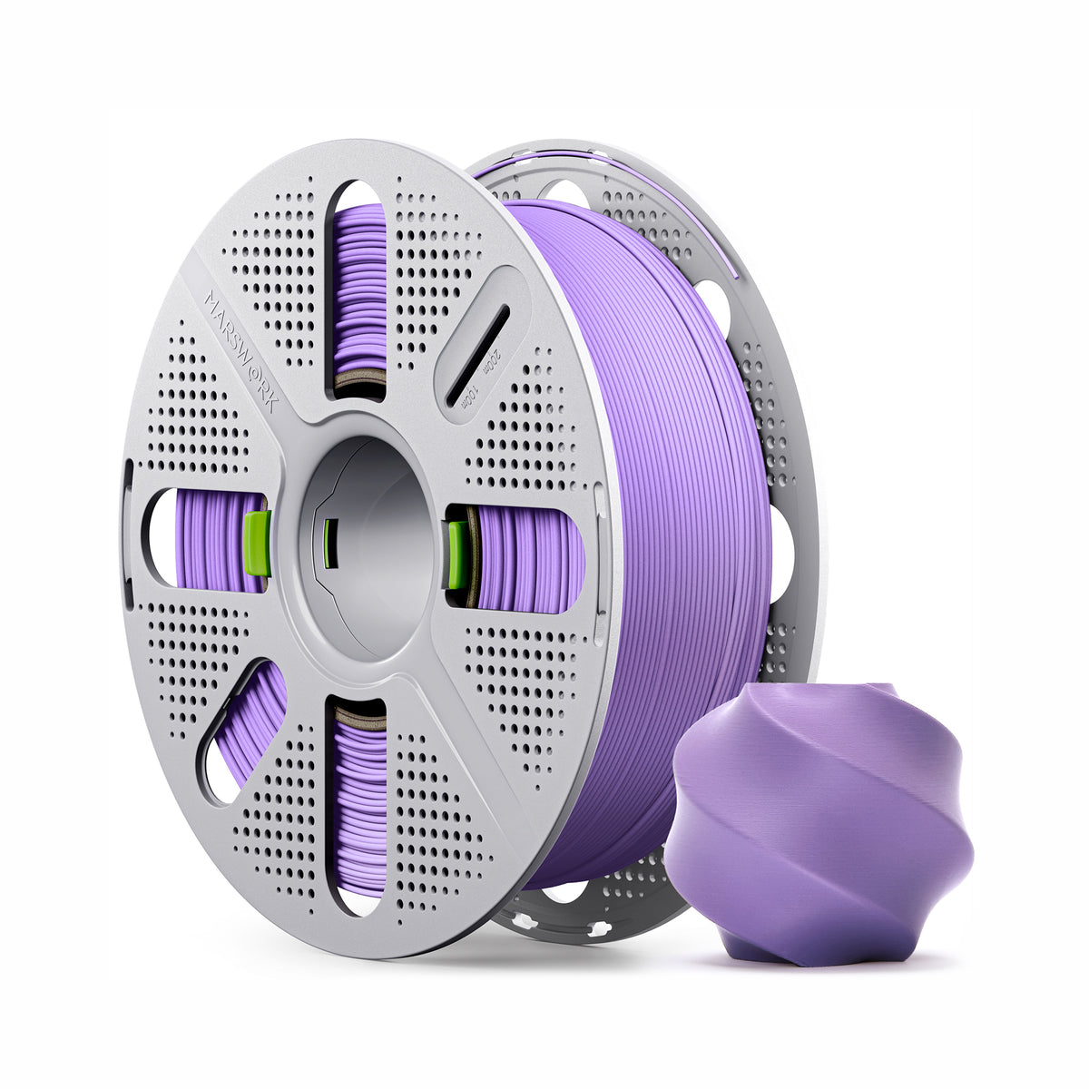 Marswork PLA Matte Filament Lilac Purple with Spool 1.75mm