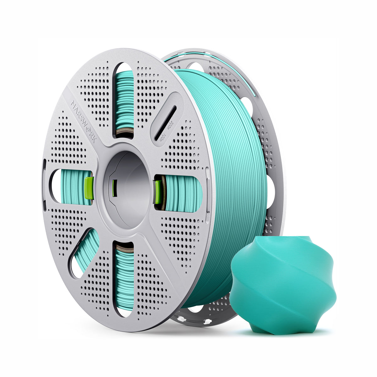 Marswork PLA Matte Filament Pastel Teal with Spool 1.75mm